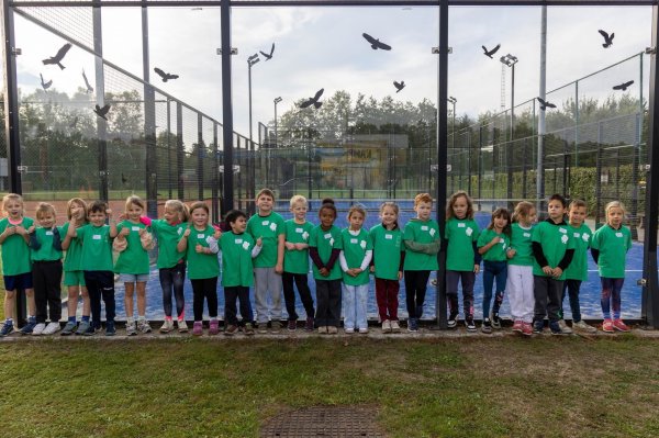 Met het eerste leerjaar naar de scholencross.