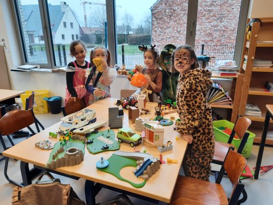 Carnaval in het eerste leerjaar.