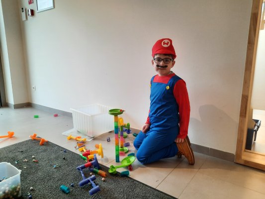 Carnaval in het eerste leerjaar.