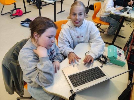De leerlingen van het 5de leerjaar gingen naar campus Sint-Paulus.