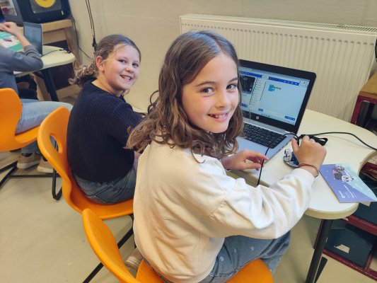De leerlingen van het 5de leerjaar gingen naar campus Sint-Paulus.