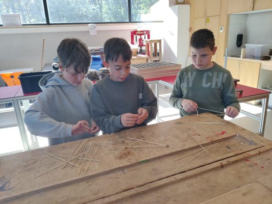 De leerlingen van het 5de leerjaar gingen naar campus Sint-Paulus.