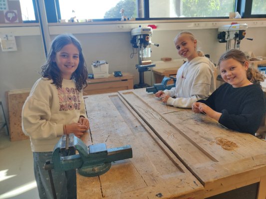 De leerlingen van het 5de leerjaar gingen naar campus Sint-Paulus.