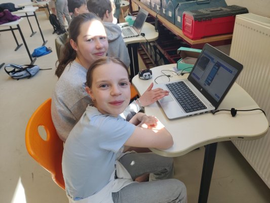 De leerlingen van het 5de leerjaar gingen naar campus Sint-Paulus.