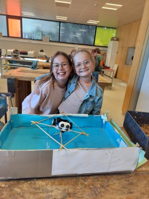 De leerlingen van het 5de leerjaar gingen naar campus Sint-Paulus.