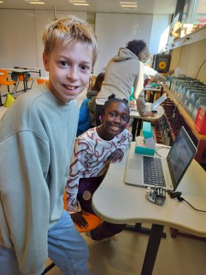 De leerlingen van het 5de leerjaar gingen naar campus Sint-Paulus.