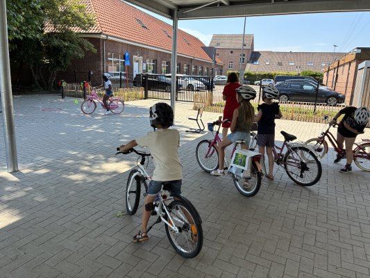 Fietsproeven in het 3de lj. 🚲 