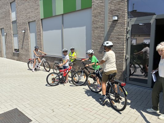 Fietsproeven in het 3de lj. 🚲 
