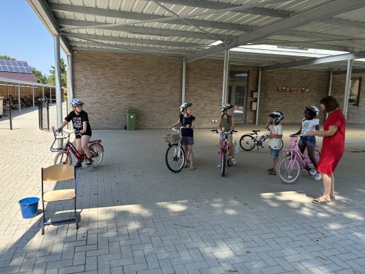 Fietsproeven in het 3de lj. 🚲 