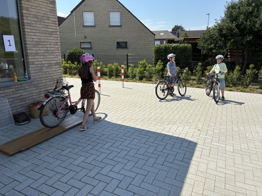 Fietsproeven in het 3de lj. 🚲 
