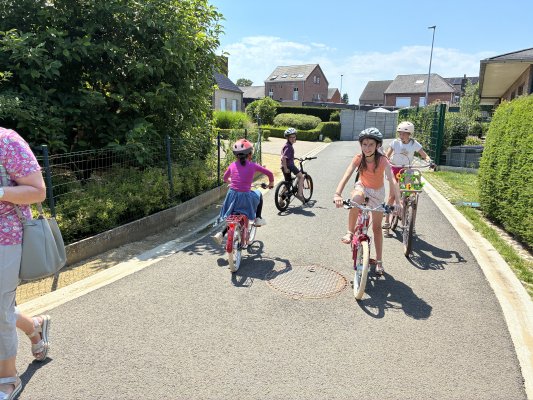 Fietsproeven in het 3de lj. 🚲 