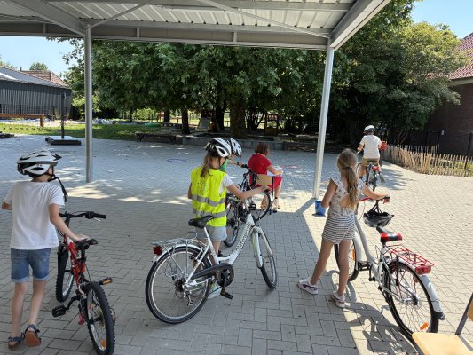 Fietsproeven in het 3de lj. 🚲 