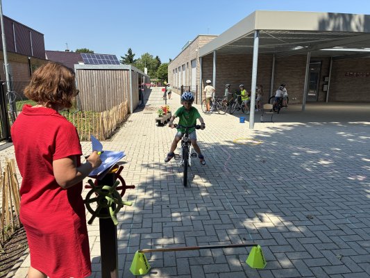 Fietsproeven in het 3de lj. 🚲 