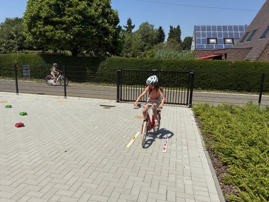 Fietsproeven in het 3de lj. 🚲 