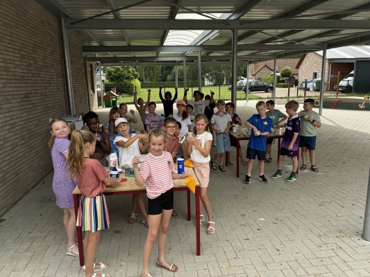 Waterspelletjes en zoutkleuren