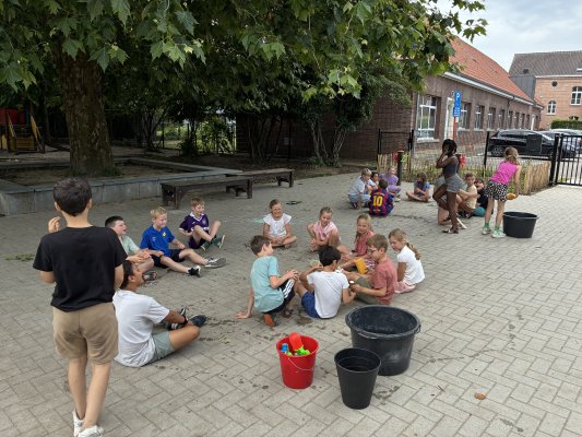 Waterspelletjes en zoutkleuren