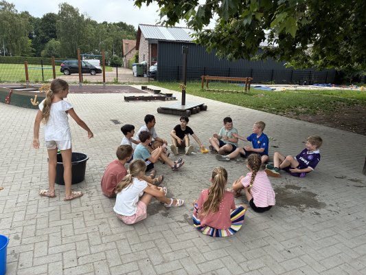 Waterspelletjes en zoutkleuren