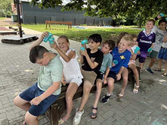 Waterspelletjes en zoutkleuren