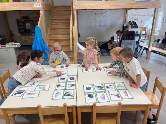 Bezoek van mad science