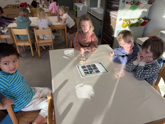Bezoek van mad science