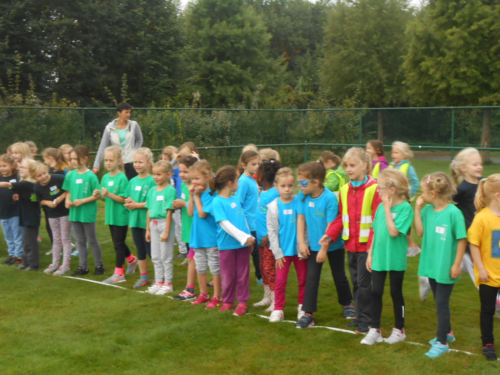 Scholenveldloop/sportdag eerste leerjaar.