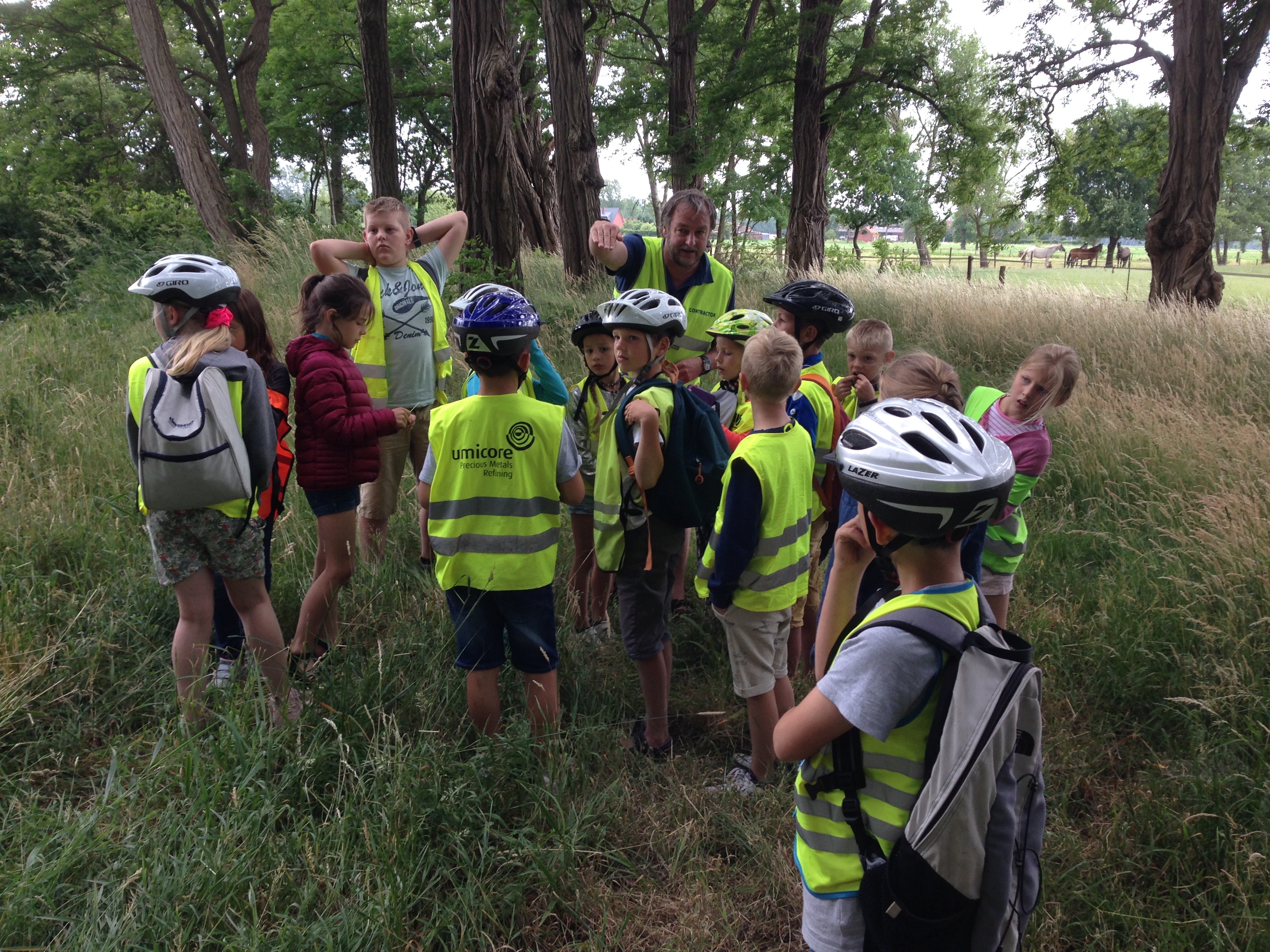 Nog enkele foto's van de fietstocht van het derde leerjaar