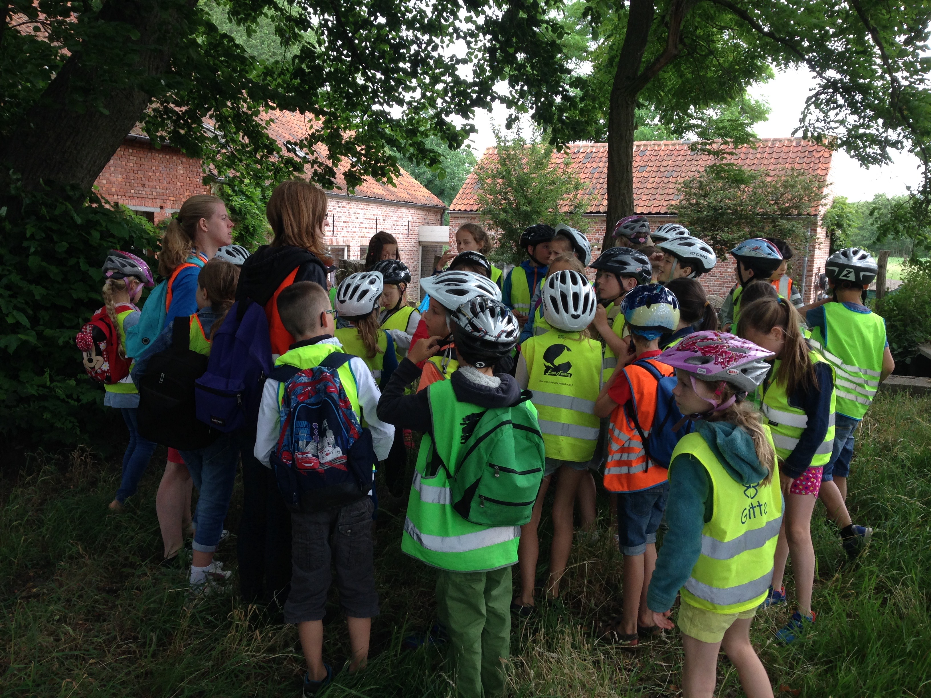 Nog enkele foto's van de fietstocht van het derde leerjaar